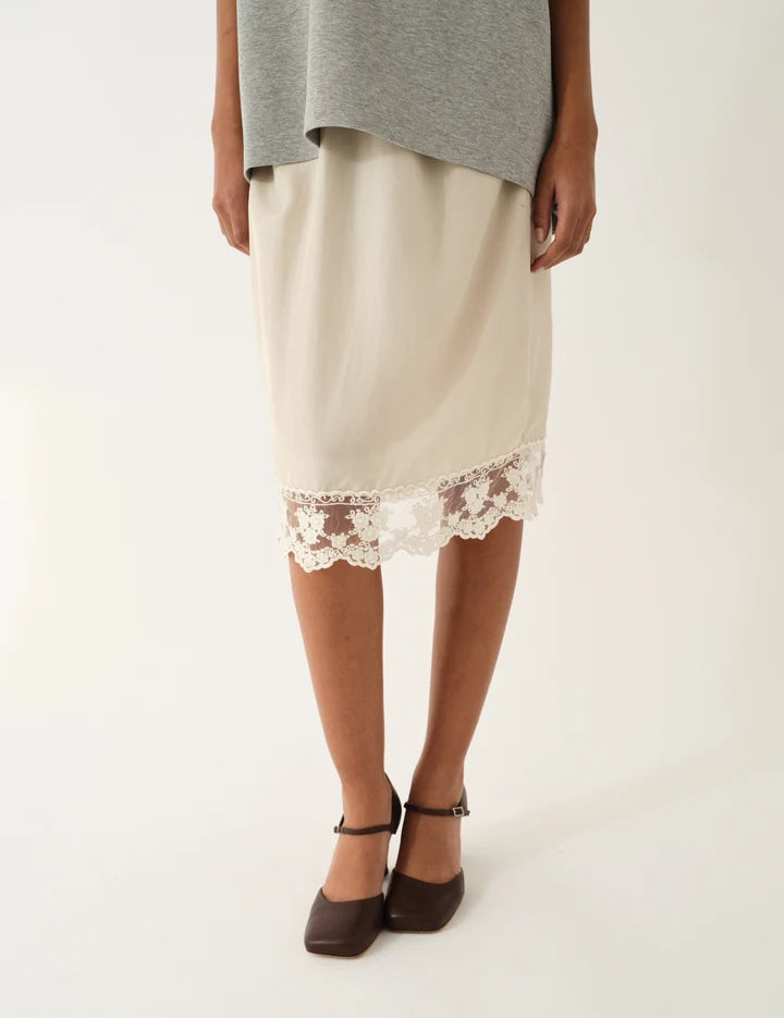 Skirt Darling Slip Ecru