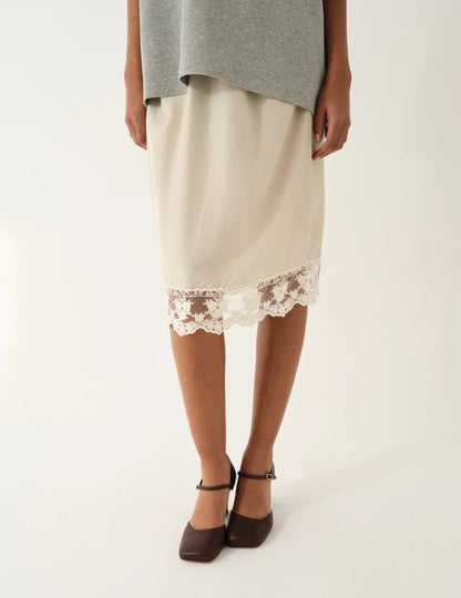 Skirt Darling Slip Ecru