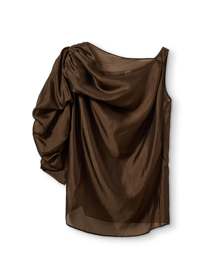 Top Gillian Drape Espresso