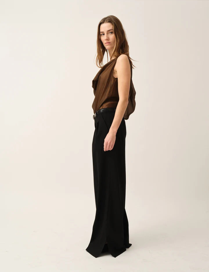 Top Gillian Drape Espresso