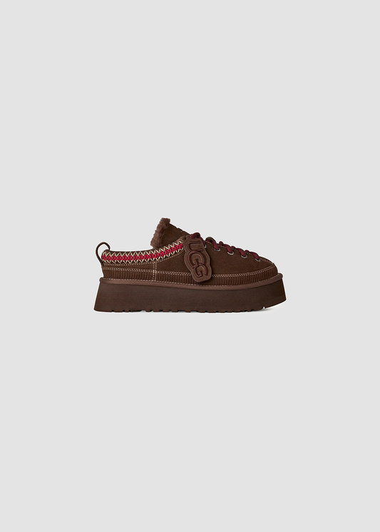 Slipper Lace-Up Burnt Cedar