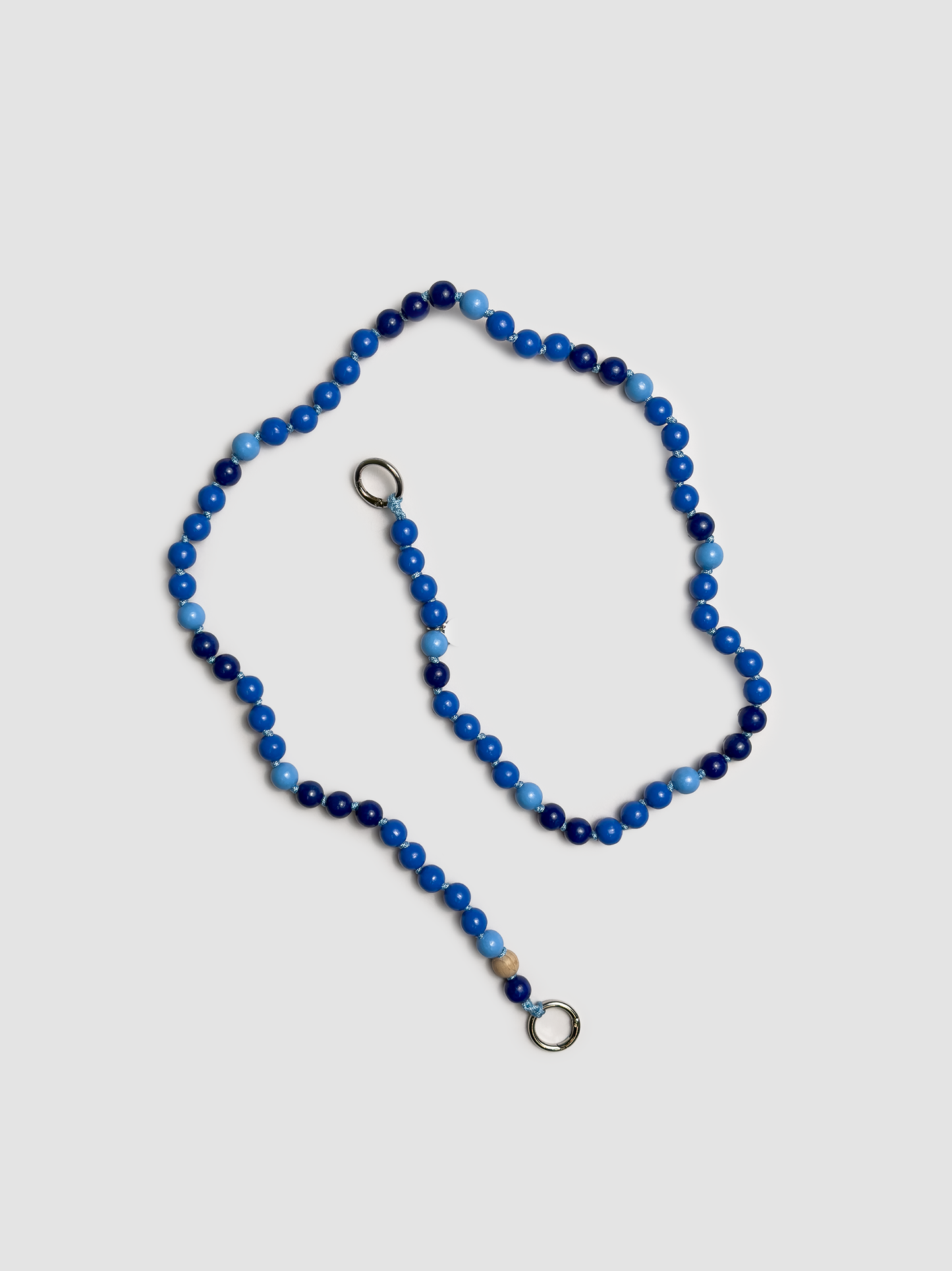 Bead Chain Long Aqua