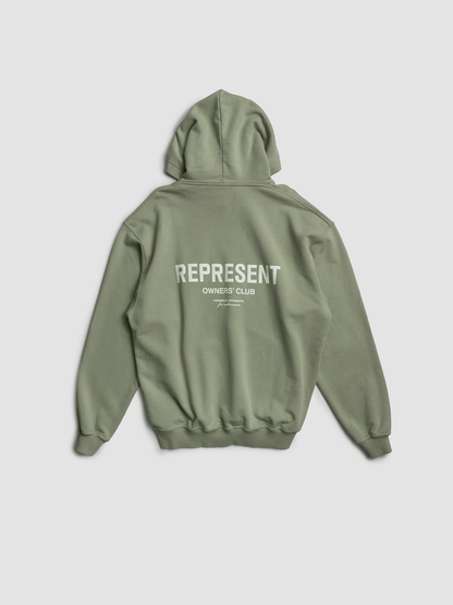 Hoodie Owners Club Olive Green