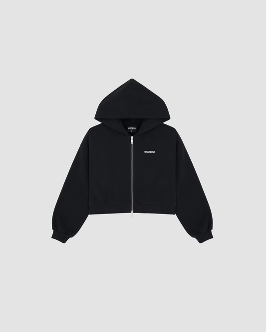 Hoodie Eria V2 Zip Jet Black