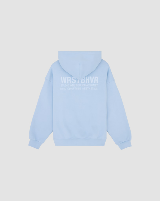 Hoodie Studio V12 Chambray Blue