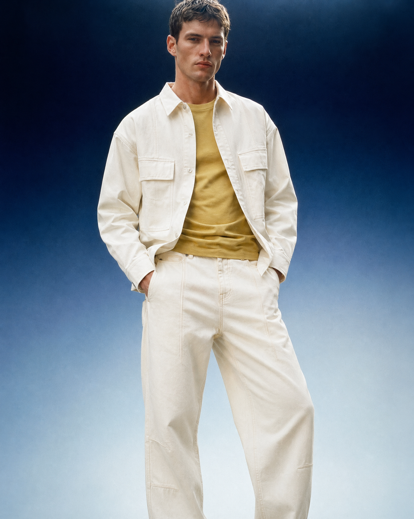 Jeans M Bets Off White