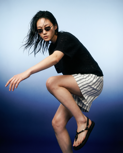 Shorts Tavina Boxer Black & White
