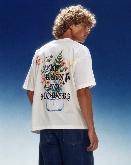T-shirt Olin Flowers White
