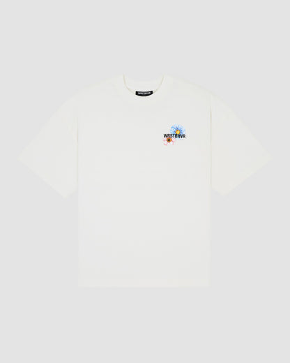 T-shirt Olin Flowers White
