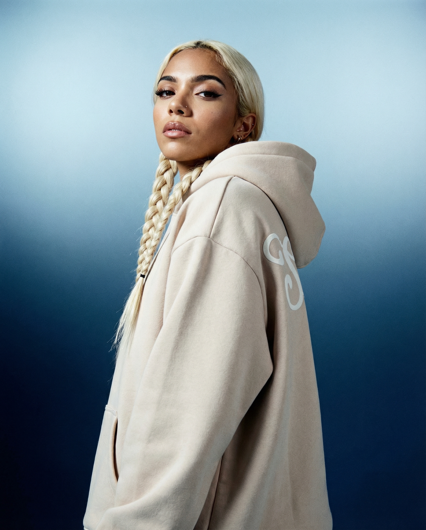 Hoodie Reen V2 Silver Gray