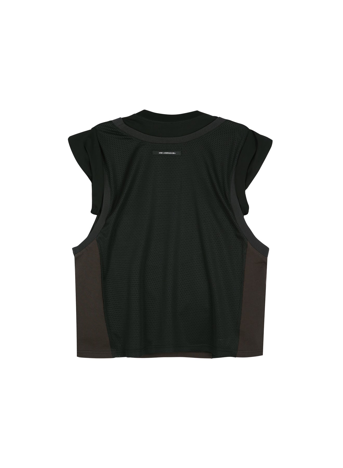 T-shirt Layered Jersey Black
