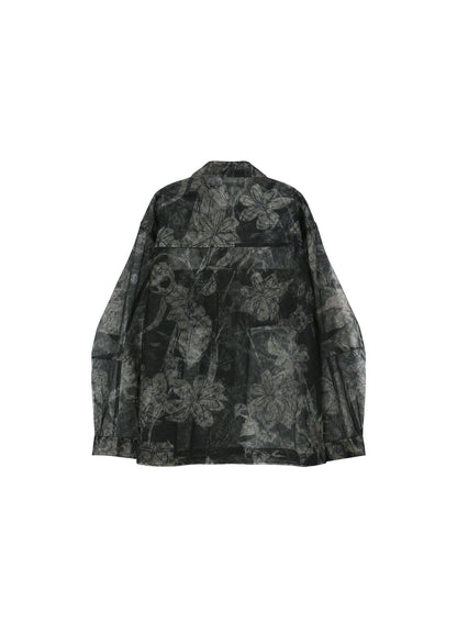 Shirt Karim Sheer Flower Printed