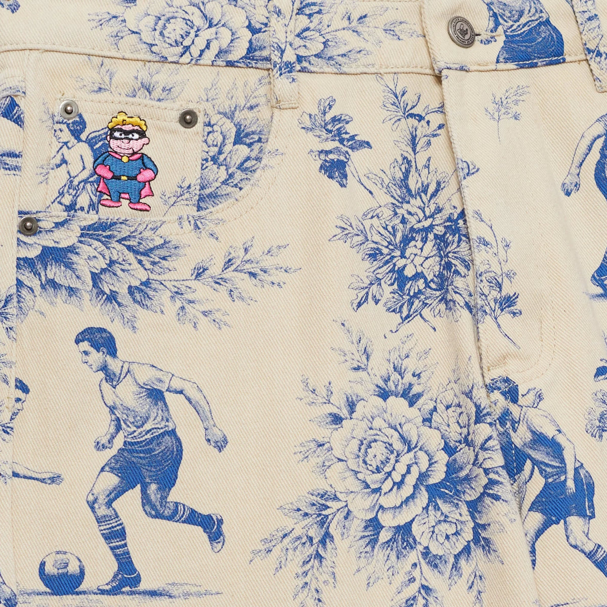 Pants Toile de Jouy Cream