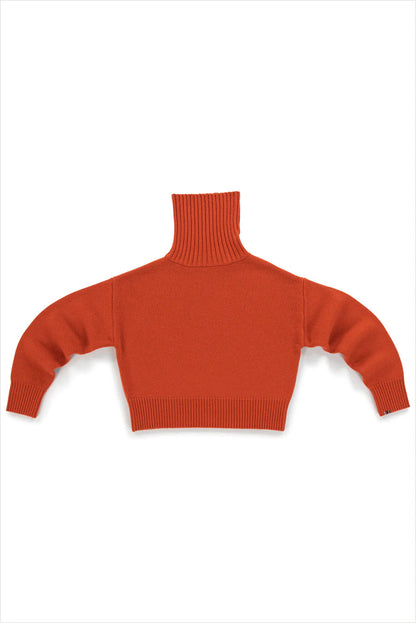 Sweater n434 Crop Xtra Dark Orange