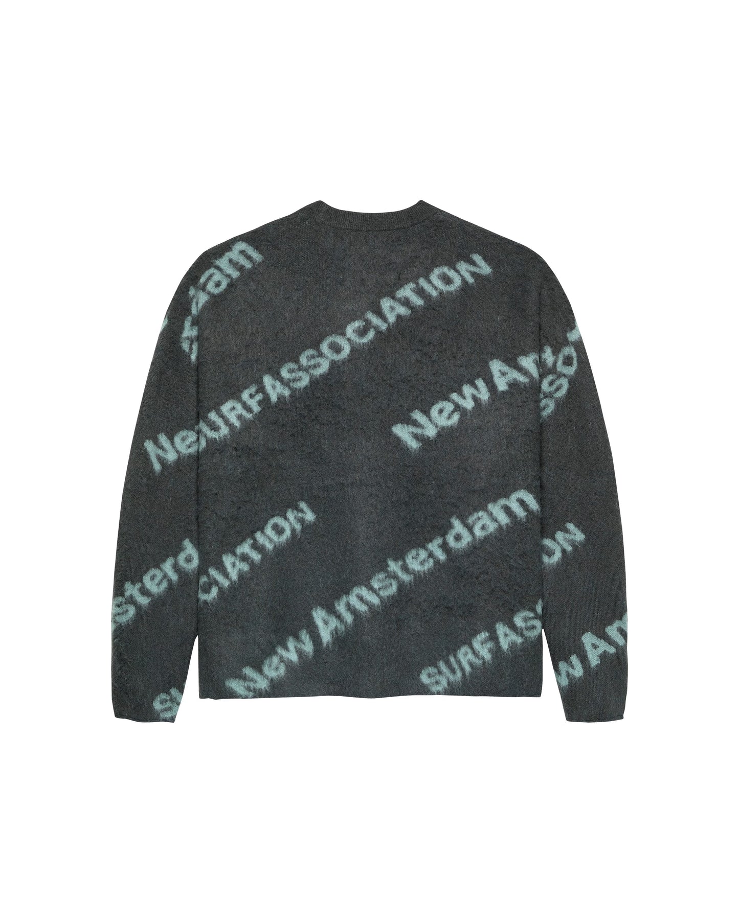 Sweater Jacquard Knit Teal