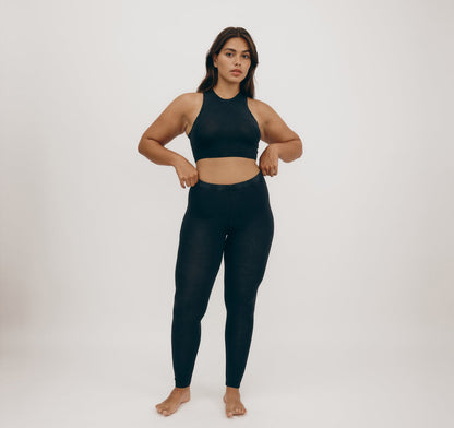 Tank Top Crop Black