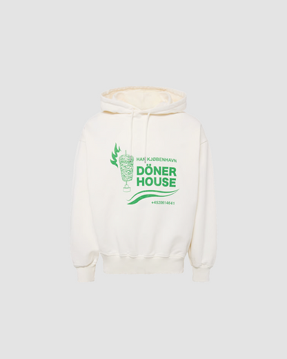 Mikina Döner House bílá
