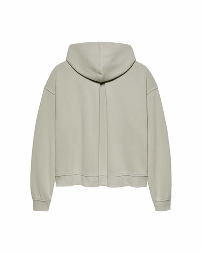 Hoodie Half Zip Aqua