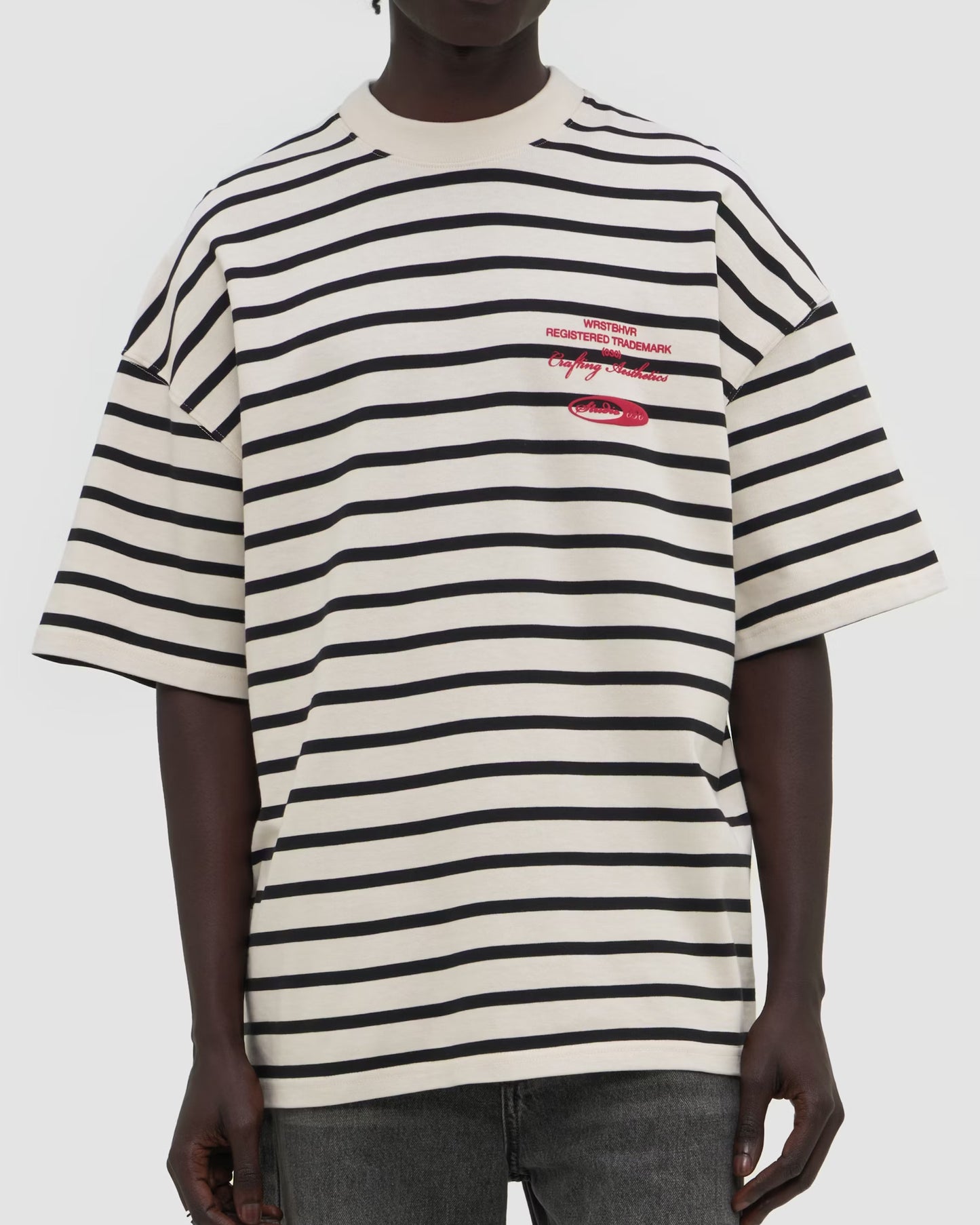 T-shirt Rodolfo V2 Striped Black