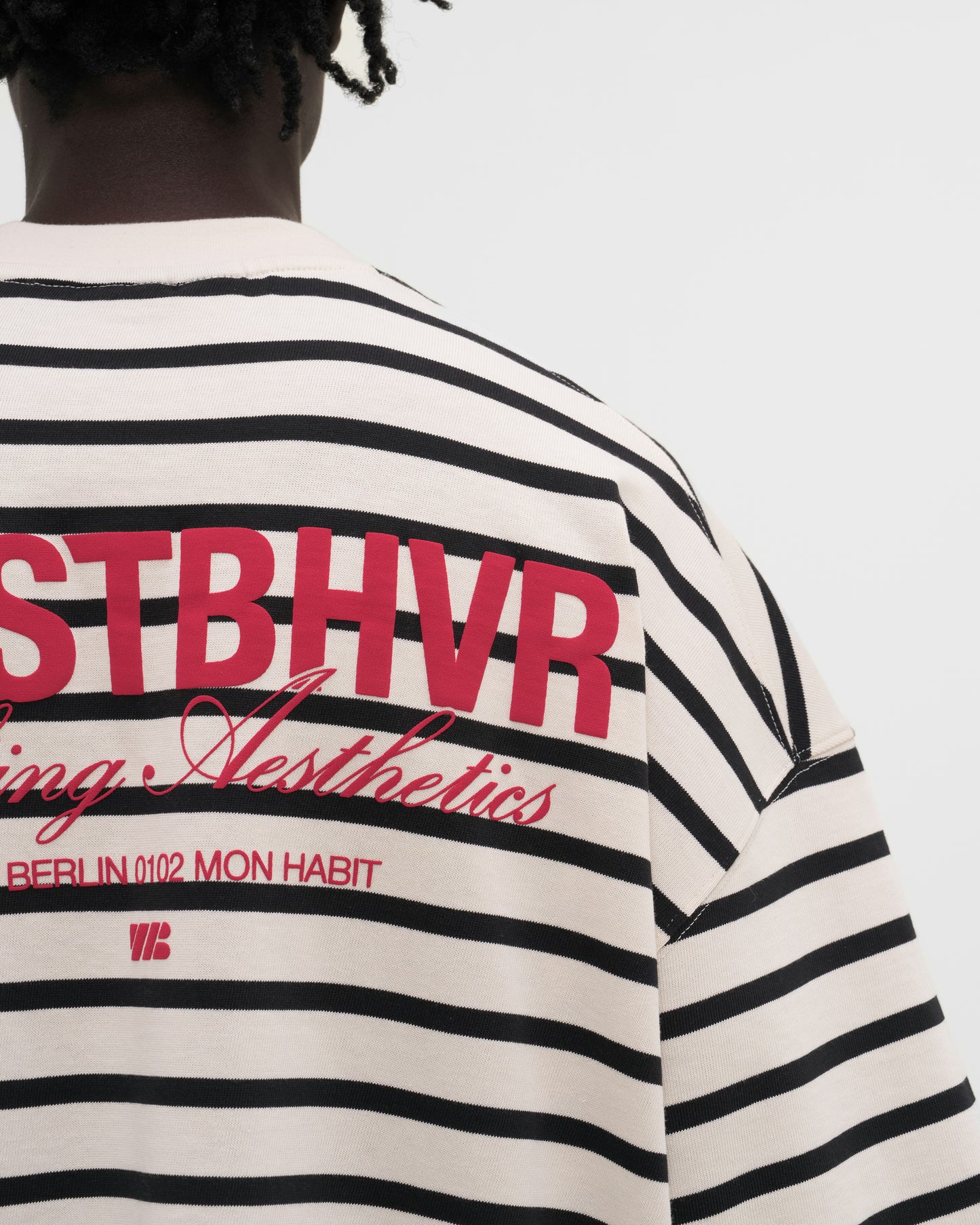 T-shirt Rodolfo V2 Striped Black
