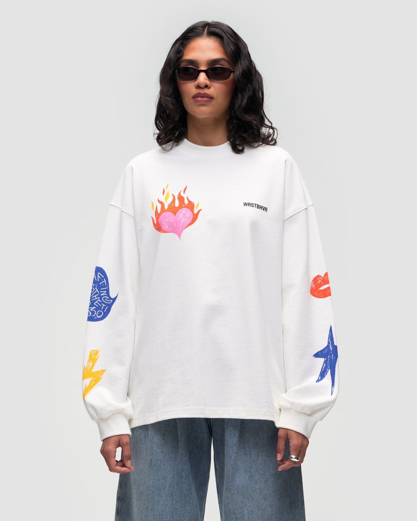 T-shirt Yuma Longsleeve Blanc