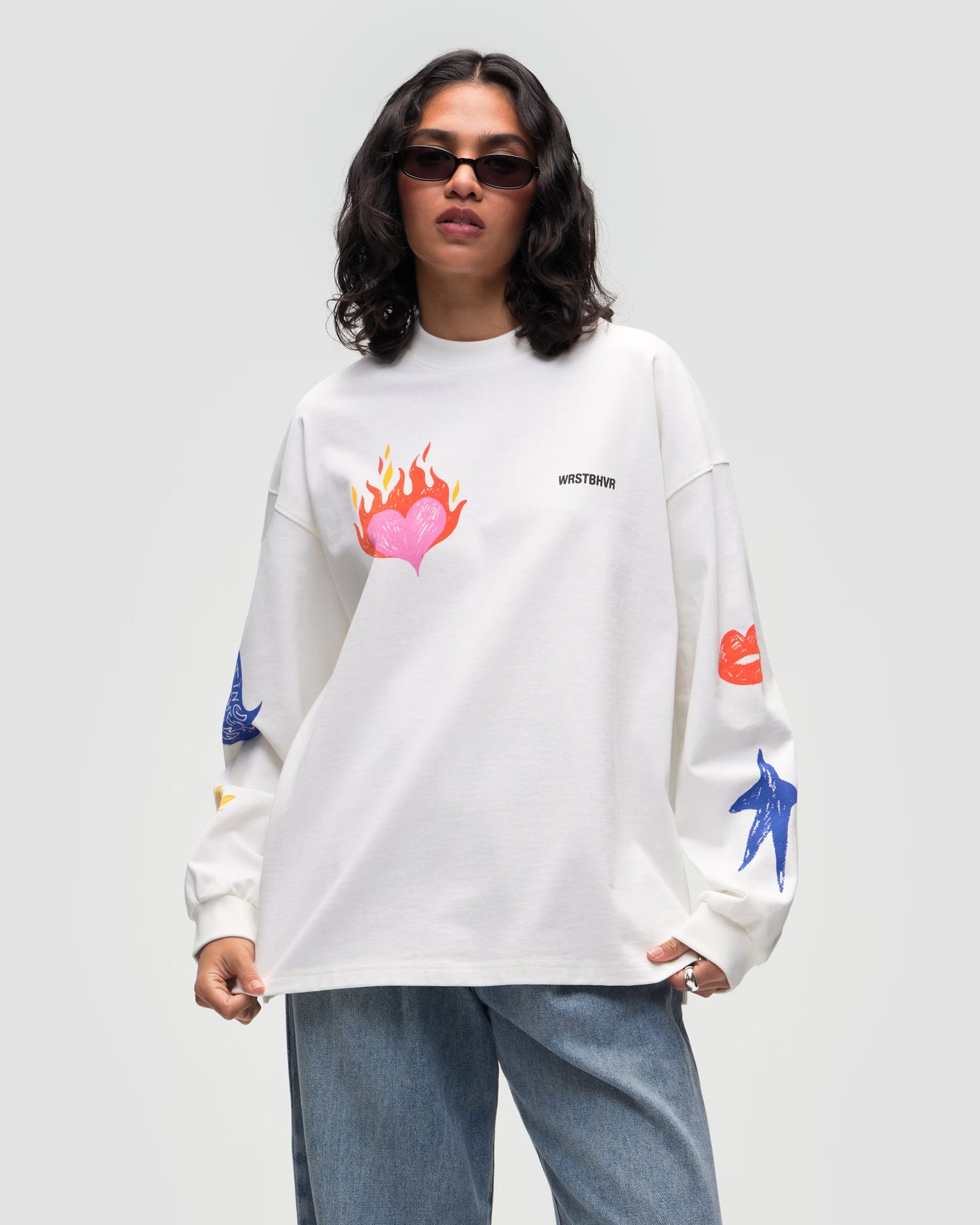 T-shirt Yuma Longsleeve Blanc