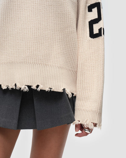 Sweater Tove Whitecap Gray