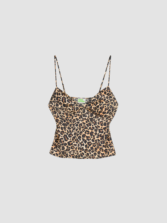 Tank Top Bretelle Animal Print