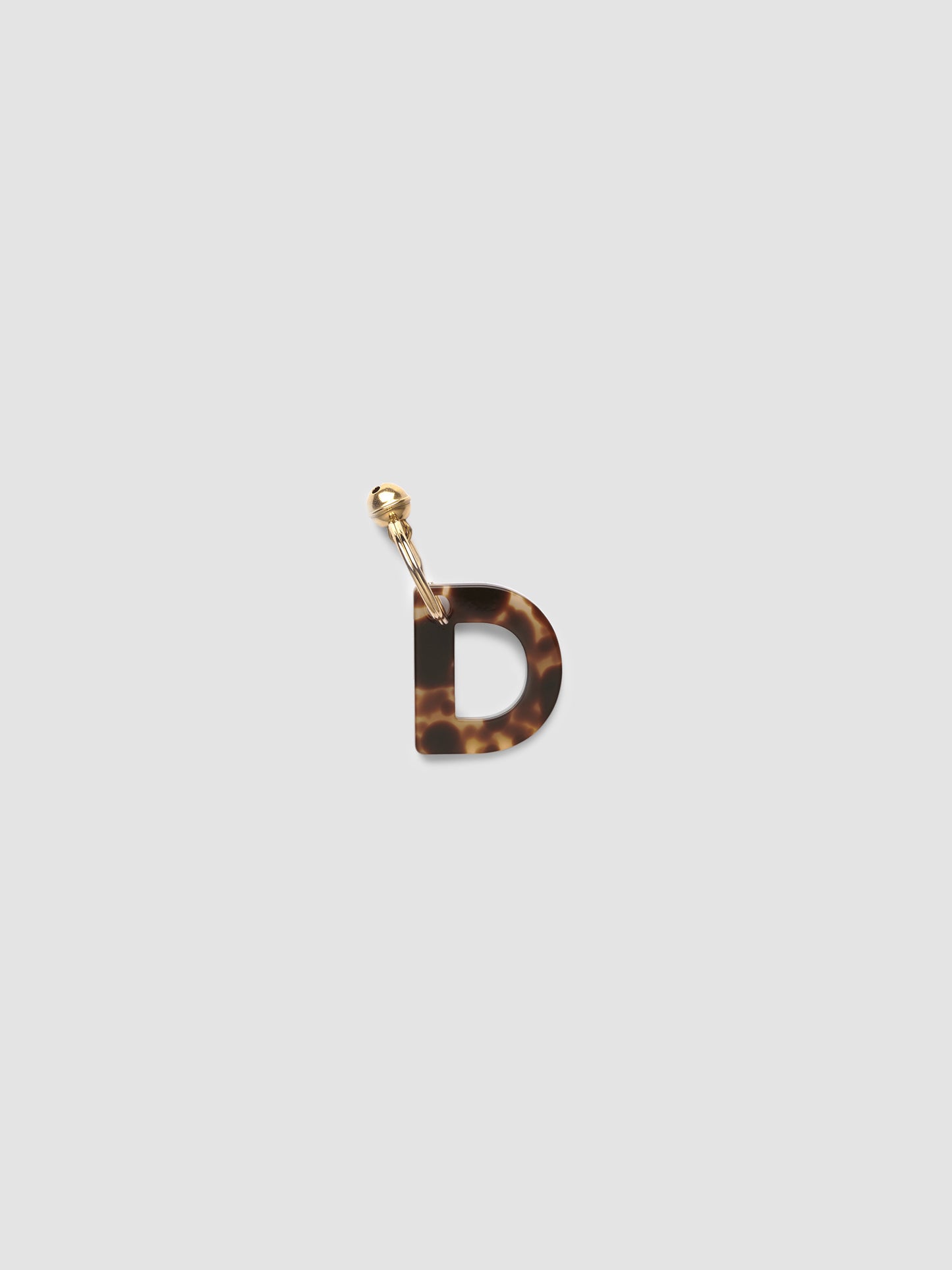 D Letter Keychain