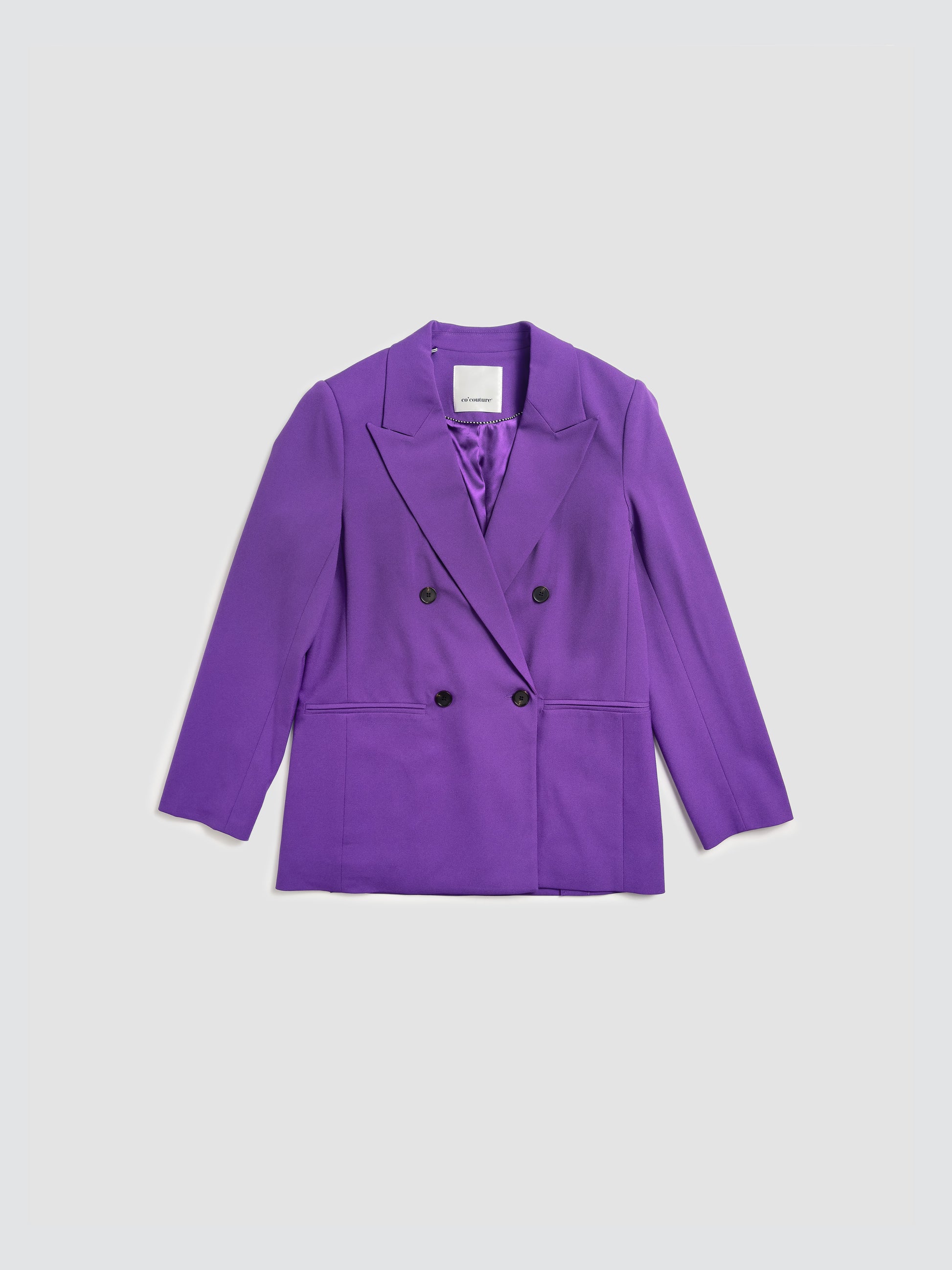 Alexa Oversize Blazer Purple - Via Store