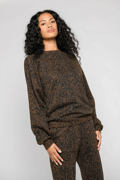 Vintage Sweatshirt Leo Brown - Via Store